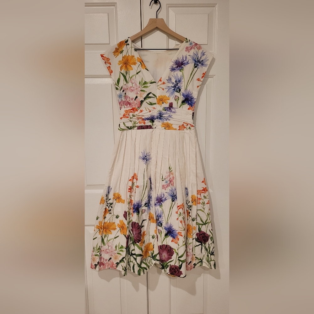 Eshakti Custom White Background Multi Color Flora… - image 7